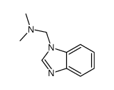 (9ci)-N,N-二甲基-1H-苯并咪唑-1-甲胺结构式