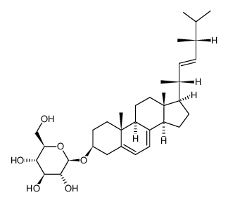 Ergosterol glucoside Structure
