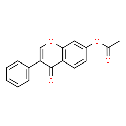 4-oxo-3-phenyl-4H-chromen-7-yl acetate结构式