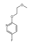 5-Fluoro-2-(2-methoxyethoxy)pyridine Structure