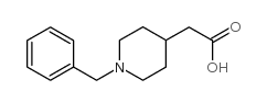 1-苄基-4-哌啶乙酸结构式