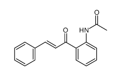 [E]-3-phenyl-1-(2-acetamidophenyl)prop-2-en-1-one结构式