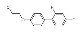 2',4'-difluoro-4-(2-chloroethoxy)biphenyl Structure