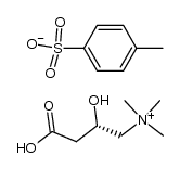 (S)-3-carboxy-2-hydroxy-N,N,N-trimethylpropan-1-aminium 4-methylbenzenesulfonate Structure