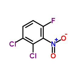 1,2-二氯-4-氟-3-硝基苯结构式