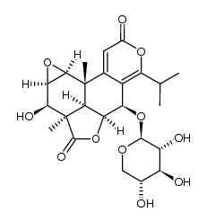 nagilactone C 7-O-β-D-xylopyranoside结构式