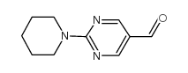 2-(哌啶-1-基)嘧啶-5-甲醛结构式