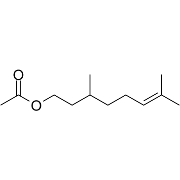 dl-Citronellol acetate Structure