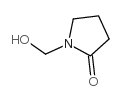 (羟基甲基)-2-吡咯烷酮结构式
