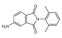 4-氨基-n-(2,6-二甲基苯基)邻苯二甲酰亚胺结构式