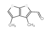 3,4-二甲基噻吩并[2,3-B]噻吩-2-甲醛结构式