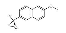 (S)-2-(6-methoxynaphthalen-2-yl)-2-methyloxirane结构式