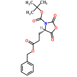 N-tert-Butoxycarbonyl-L-glutamic acid N-carboxylic anhydride Structure