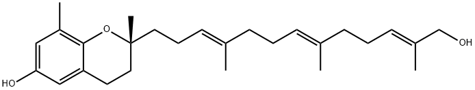 反式-13'-羟基-δ-生育三烯酚结构式