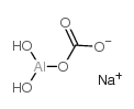 dihydroxyaluminum sodium carbonate Structure