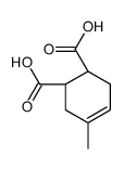 4-Cyclohexene-1,2-dicarboxylic acid, 4-methyl-, (1R,2R)-(-)- (8CI) Structure