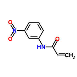 N-(3-硝基苯基)丙烯酰胺结构式