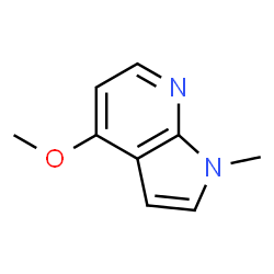 4-甲氧基-1-甲基-1h-吡咯并[2,3-b]吡啶结构式