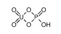 uranyl hydrogenphosphate Structure