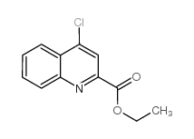 4-氯喹啉-2-甲酸乙酯结构式