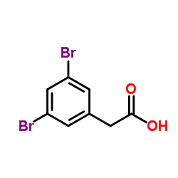 (3,5-Dibromophenyl)acetic acid Structure