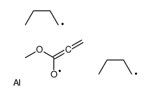 methyl 2-dibutylalumanylprop-2-enoate结构式