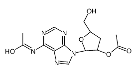 [(2R,3R,5S)-2-(6-acetamidopurin-9-yl)-5-(hydroxymethyl)oxolan-3-yl] acetate结构式