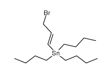 (E)-3-bromo-1-tributylstannylpropene Structure