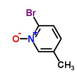 2-溴-5-甲基吡啶氮氧化物结构式