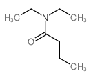 2-Butenamide,N,N-diethyl-, (2E)-结构式