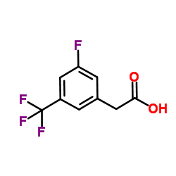 3-Fluoro-5-(trifluoromethyl)phenylacetic acid Structure