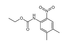 (4,5-dimethyl-2-nitro-phenyl)-carbamic acid ethyl ester结构式