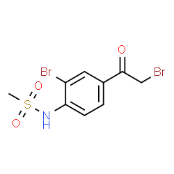 N-(2-BROMO-4-(2-BROMOACETYL)PHENYL)METHANESULFONAMIDE picture