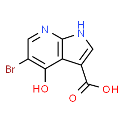 5-溴-4-羟基-1H-吡咯并[2,3-b]吡啶-3-羧酸图片