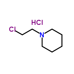 1-(2-chlorethyl)piperidinhydrochlorid Structure