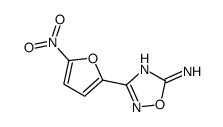 3-(5-Nitro-2-furyl)-5-amino-1,2,4-oxadiazole Structure