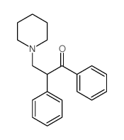 1,2-diphenyl-3-(1-piperidyl)propan-1-one Structure