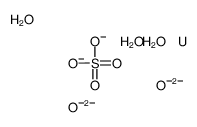 oxygen(2-),uranium,sulfate,trihydrate Structure