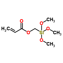 (Trimethoxysilyl)methyl acrylate Structure