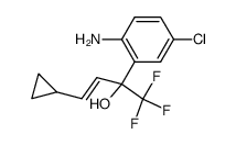 2-Amino-5-chloro-α-[(1E)-2-cyclopropylethenyl]-α-(trifluoromethyl)-benzeneMethanol structure