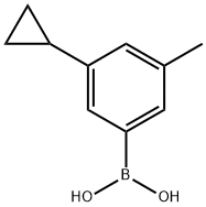 (3-cyclopropyl-5-methylphenyl)boronic acid Structure