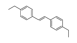 1-ethyl-4-[2-(4-ethylphenyl)ethenyl]benzene结构式