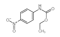 Carbamic acid,N-(4-nitrophenyl)-, ethyl ester Structure