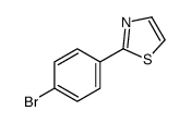 2-(4-溴苯基)噻唑结构式