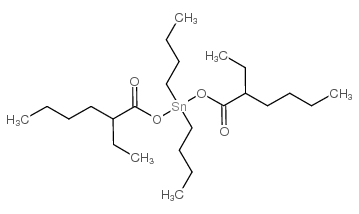di-n-butyltin bis(2-ethylhexanoate) Structure