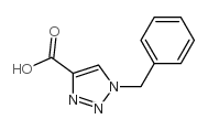 1-苄基-1H-1,2,3-噻唑-4-羧酸结构式