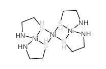 Nickel(2+), tetrakis[m-[2-(amino-kN)ethanethiolato-kS:kS]]tri-, dichloride (9CI) Structure