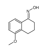 5-methoxy-3,4-dihydro-2H-naphthalen-1-one oxime结构式