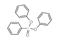 Phosphonic acid,P-phenyl-, diphenyl ester Structure
