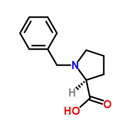 (S)-1-苄基吡咯烷-2-羧酸结构式